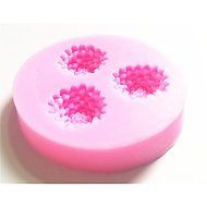 Y&amp;XL&amp;H Bakeware Silicone Flower Shaped Baking Molds for Fondant Candy Chocolate Cake (Random Colors) N2
