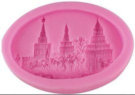 Silicone Mould Small Reusable, non-stick Hogwarts Castle Village Silicone Mold for Gum Paste,Fondant,Chocolate...