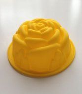 Baking Mold Animal Square 3D Mini Shape Dog Faces 7 Cavity Pink Silicone Mold for Fondant Gum Paste Chocolate... N5