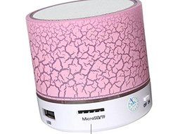 Booole,Mini LED Colorful Lighting Speaker Wireless Bluetooth Subwoofer with Handsfree Microphone Radio for Phone N3