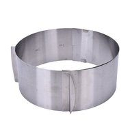 Supershopping Adjustable Cake Mousse Mould Stainless Steel Cake Baking Mold Ring 6" to 12" N5