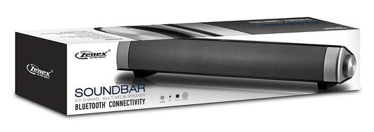 Zenex Sound Bar Bluetooth Speaker 2.0-Channel Home Theater Speaker System, Black (SP6088) N2