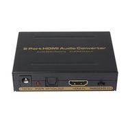 2 Port HDMI Audio Converter ,HDMI Audio Extractor Splitter 2 Port HDMI Splitter 1 in 2 out (1X HDMI input and...