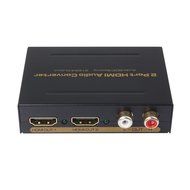 2 Port HDMI Audio Converter ,HDMI Audio Extractor Splitter 2 Port HDMI Splitter 1 in 2 out (1X HDMI input and... N2