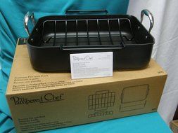 The Pampered Chef Roasting Pan with Rack