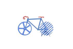 Pizza Cutter - Bicycle Pizza Cutter: Black &amp; Yellow N14