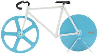 Pizza Cutter - Bicycle Pizza Cutter: Black &amp; Yellow N20