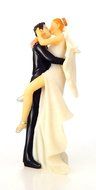 Sexy and Funny Kissing Bride and Groom Couple Wedding Cake Topper N12