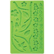 Fondant &amp; Gum Paste Silicone Mold 5.7x10.6-Nature