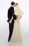 Sexy and Funny Kissing Bride and Groom Couple Wedding Cake Topper N13
