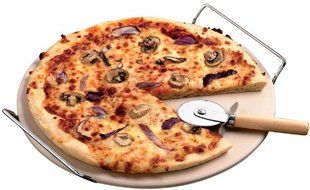 KitchenWorthy Pizza Grilling Stone Set