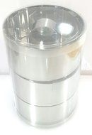 Stainless Steel Cutters/ Food Ring Sets (3 rings 1 tamper ) N3