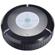 Auto Vacuum Cleaner Robot Microfiber Smart Robotic Mop Automatic Dust Cleaner (Black) by Hollys