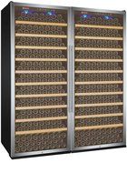 Allavino YHWR99-2SRN 99 Bottle Dual-Zone Wine Cellar Refrigerator - Stainless Door N4