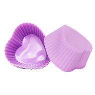 BGT 6Pcs/Lot Heart-shaped Silicone Cake Molds Muffin Chocolate Cup Cake Silicone Moulds Cake Decoration