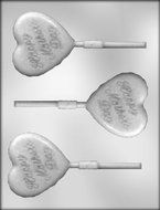 CK Products 2-1/2-Inch "Happy Mother's Day" Sucker Chocolate Mold