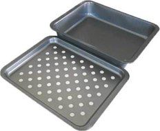 2-Piece Broiler Pan Small Toaster Oven Range Stove Rack- Kitchen Tools &amp; Gadgets