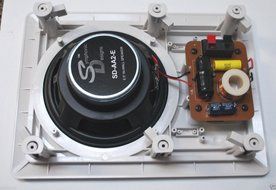 2-Way High Power In-Wall recessed Speaker (Pair) 7 5/16"x 10 3/4" square SD-AA2E N2
