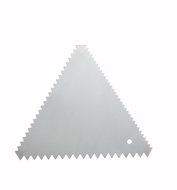 Winco SDC-6, Triangular Decorating Combs, Stainless Steel Comb for Decorating Cakes, Butter Cream, Chocolate Glaze...