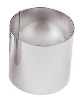 Paderno World Cuisine 4 Inch by 1 3/4 Inch Mousse Pastry Ring N3