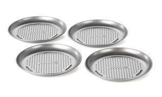 Calphalon Nonstick Bakeware, Mini Pizza Pan, 7-inch, Set of 4 N6