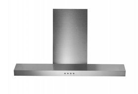 Ancona Rectangle Front Dip Stainless Steel 600 CFM Wall Mount Range Hood, 30-Inch N4