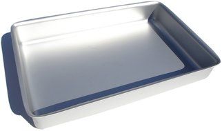 Alan Silverwood 16 x 10 x 2.5" Silver Anodised Roasting Tray Dish 00263