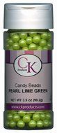 CK Products 3.5oz bottle 7-Mm Candy Beads, Lime Green