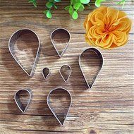 Anyana Rose Petal Cookie Cutter Home Cake Biscuit Pastry Baking Mold Kitchen Fondant Cooking Tool 7Pcs N3