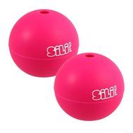 SiliChef Silicone Ice Ball Maker Mold, 2.5 inch Sphere (8, Pink) N4