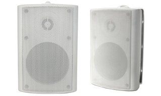 OSD Audio AP450WHT Outdoor Patio Speaker, Pair