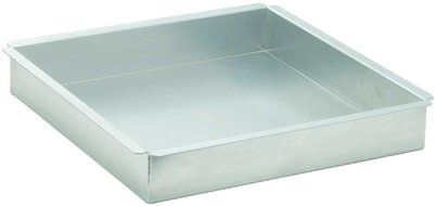 Winco ACP-1212 2-Inch Deep Aluminum Rectangular Cake Pan, 12-Inch by 12-Inch