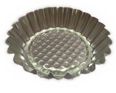 Set of 20, MYStar 3-3/4" Fluted Design Round Shape Non-stick Aluminum Tart Mold, Mini Pie Tin, Tartlet Pan N3