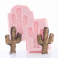 Small Cactus Silicone Mold Chocolate, Fondant, Candy, Resin, Clay, Flexible and Easy to Use. N3