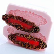 Victorian Scroll Work Silicone Mold Food Safe Fondant, Chocolate, Candy, Resin, Polymer Clay, Craft, Jewelry Food... N5
