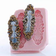 Victorian Scroll Work Silicone Mold Food Safe Fondant, Chocolate, Candy, Resin, Polymer Clay, Craft, Jewelry Food... N7