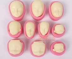 Silicone Face Molds,3d Silicone Face Mold,fondant Cake Decorating Tools Set N2