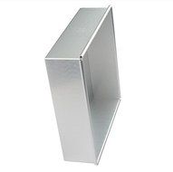 Aluminum Alloy 10 Inch Edge Square Cake Mould / Cake Pan, Drop Bottom N3
