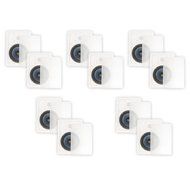 Blue Octave LW62 In Wall 6.5" Speakers Home Theater Surround Sound 2-Way 5 Pair Pack