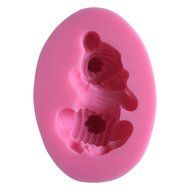 FLY 3D Sleeping Baby Silicone Fondant Mold Cake Decorating,Pink N3