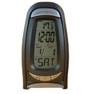 Surborder Shop Digital Alarm Clock Battery Operated with Large Display (Black) N5