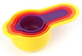 Home Value Mixing Bowls, Nesting 8 Piece Set, Colander, Sieve Sifter, and Measuring Set for Baking and Cooking... N2