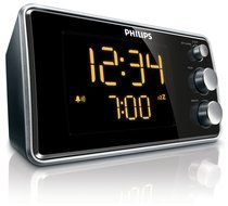 Philips AJ 3551 Radio-r&eacute;veil Tuner FM Affichage LED Noir/argent N2