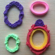 TXIN Fashion Useful Silicone Glasses Frame Chocolate Cake Decorating Sugarcraft Baking Mold N2
