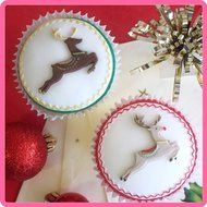 Prancing Reindeer Cup Cake Mold N6