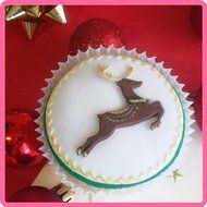 Prancing Reindeer Cup Cake Mold N8