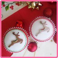 Prancing Reindeer Cup Cake Mold N9