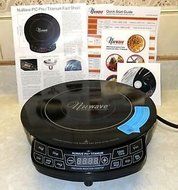Cooktop Premium Induction Nuwave Portable Smooth Surface Single Kitchen Cookware in Titanium Black N4