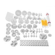 GTI Cake Tools 10 sets (33pcs) Flower Fondant Cake Sugarcraft Decorating Kit Cookie Mould Decration Tool Icing... N17