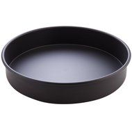 American Metalcraft HC80071.5 7" x 1 1/2" Hard Coat Anodized Aluminum Straight Sided Deep Dish Pizza Pan N2